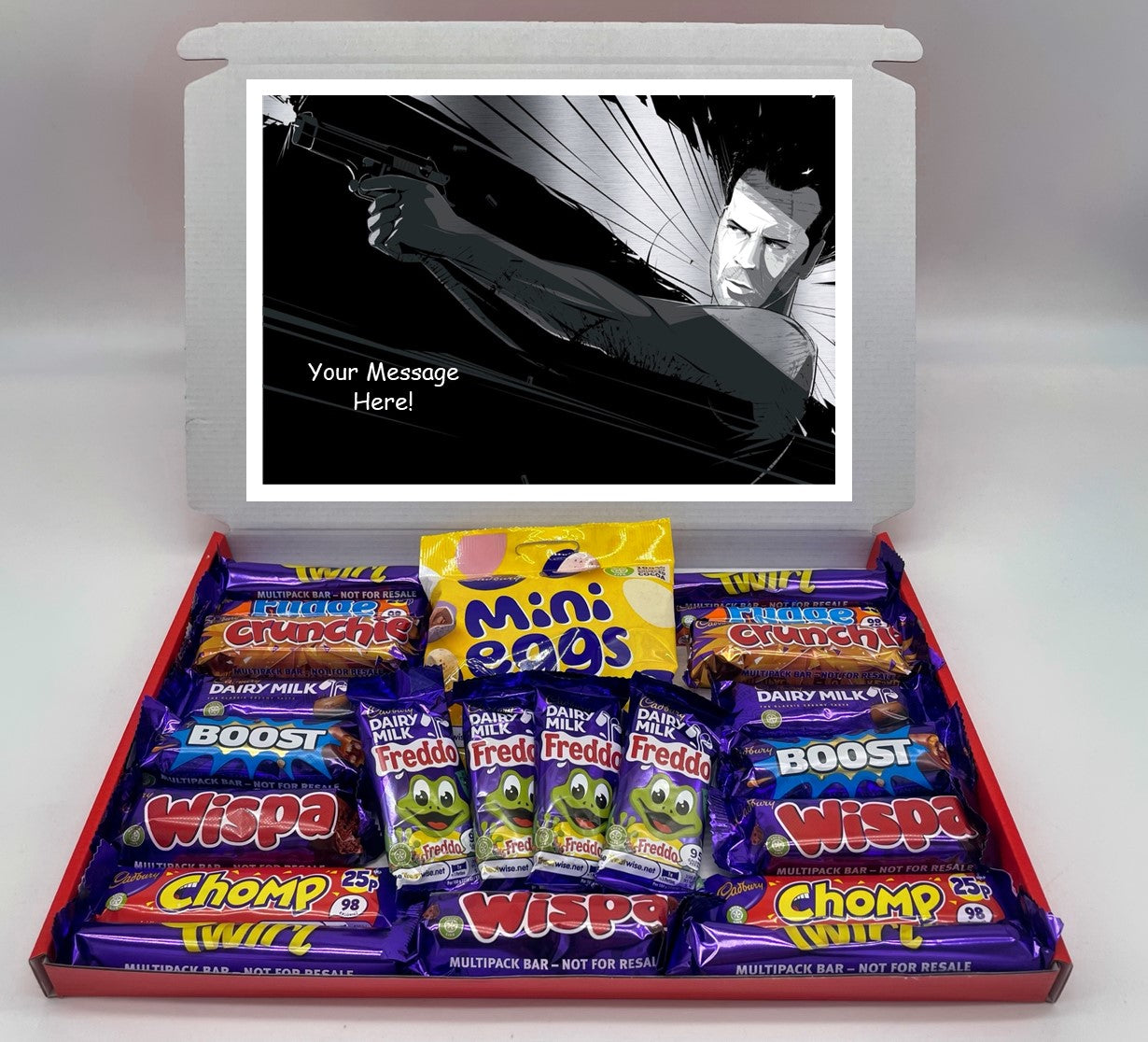 Die Hard Chocolate & Sweet Gift Box – Personalised Gift