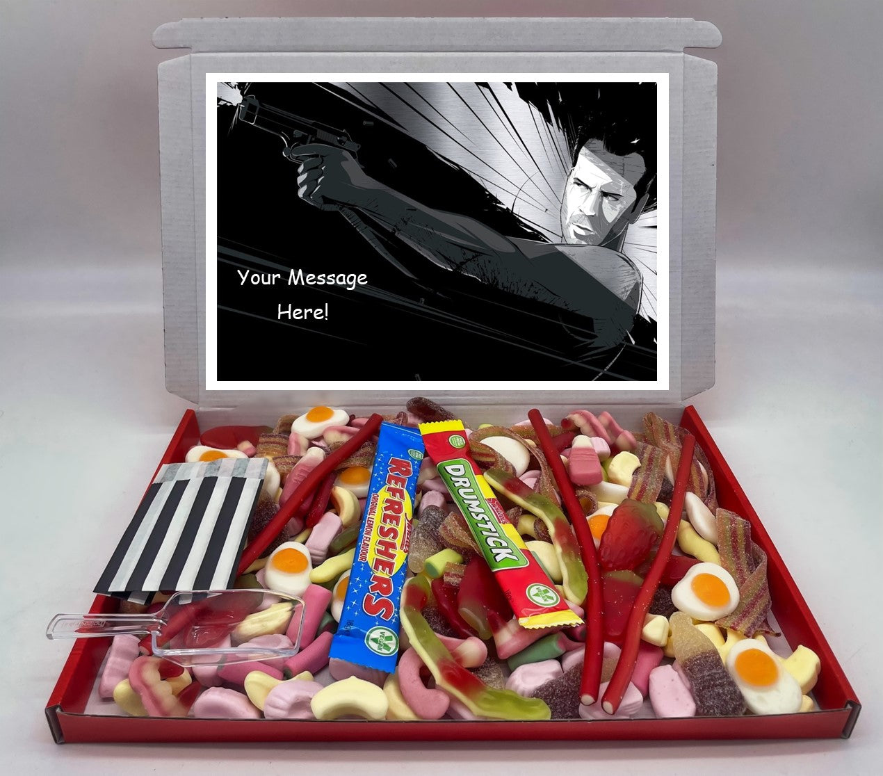 Die Hard Chocolate & Sweet Gift Box – Personalised Gift
