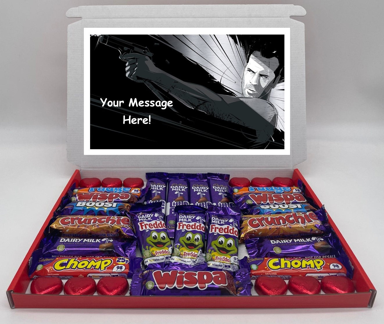 Die Hard Chocolate & Sweet Gift Box – Personalised Gift