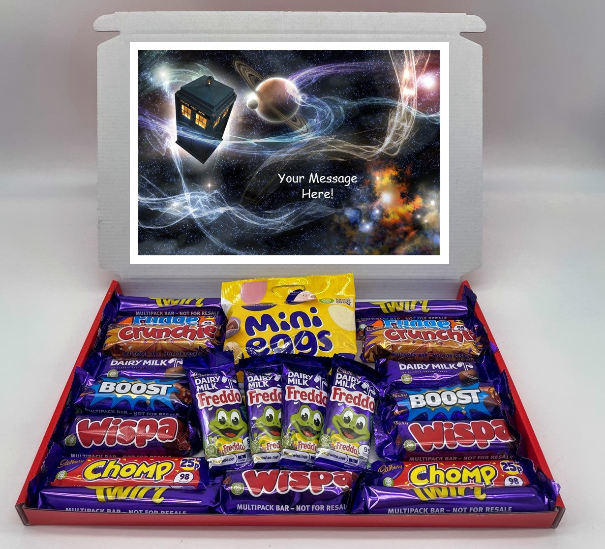 Dr Who Chocolate & Sweet Gift Box – Personalised Gift