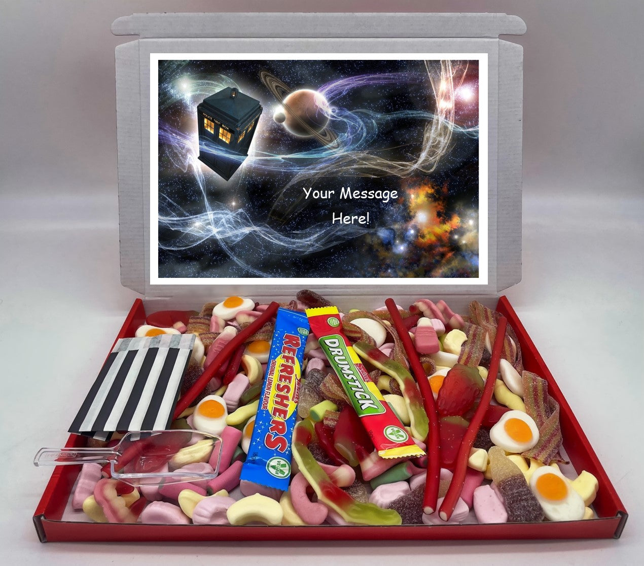 Dr Who Chocolate & Sweet Gift Box – Personalised Gift