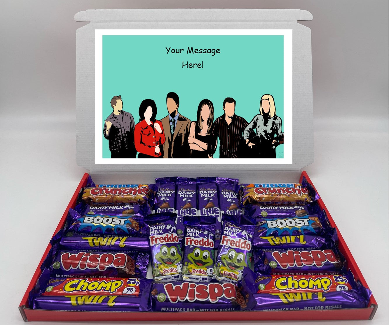 Friends Chocolate & Sweet Gift Box – Personalised Gift