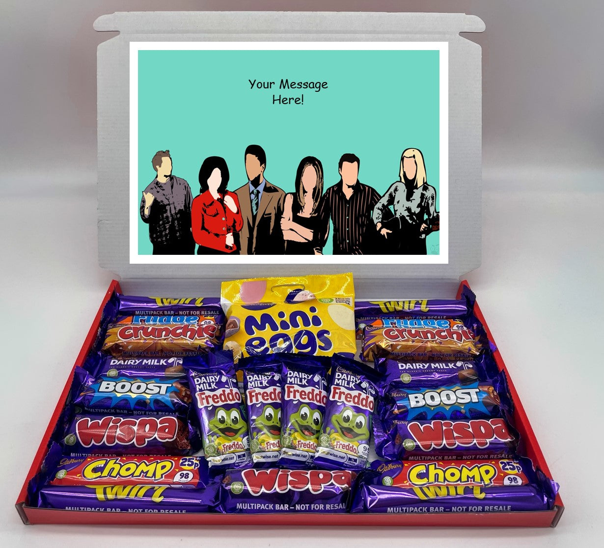 Friends Chocolate & Sweet Gift Box – Personalised Gift