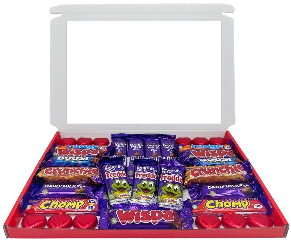 Personalised Pink Selection Gift Box – Add Your Photos & Text!