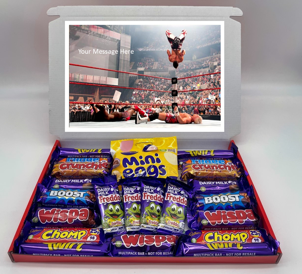 WWE Chocolate & Sweet Gift Box – Personalised Gift