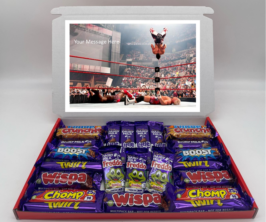 WWE Chocolate & Sweet Gift Box – Personalised Gift