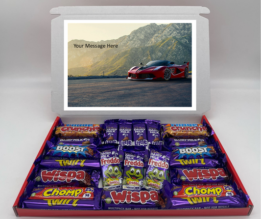 Cars Chocolate & Sweet Gift Box – Personalised Gift