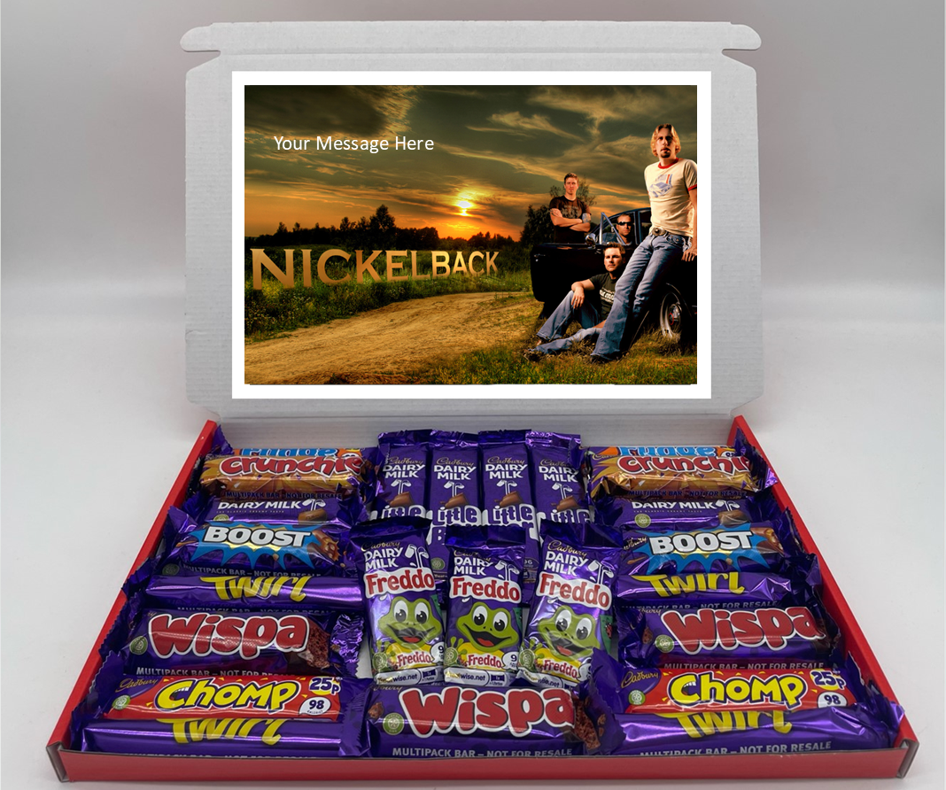 Nickleback Chocolate & Sweet Gift Box – Personalised Gift