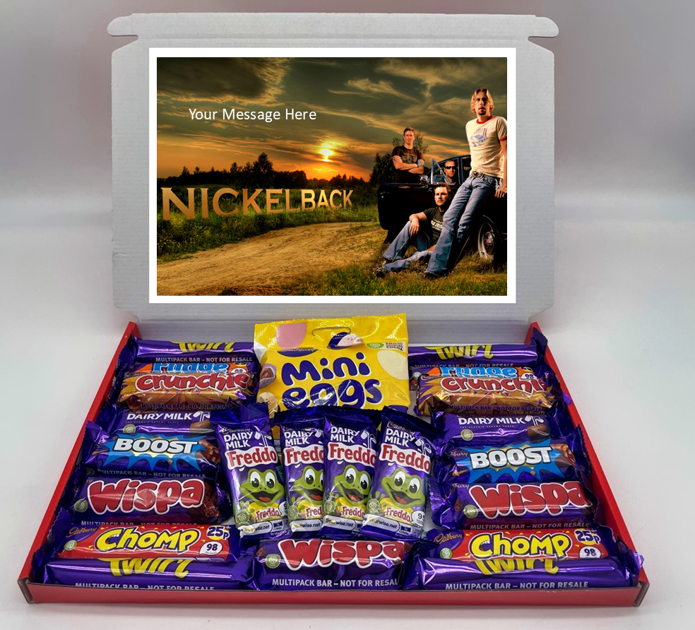 Nickleback Chocolate & Sweet Gift Box – Personalised Gift