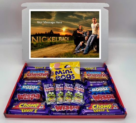Nickleback Chocolate & Sweet Gift Box β Personalised Gift