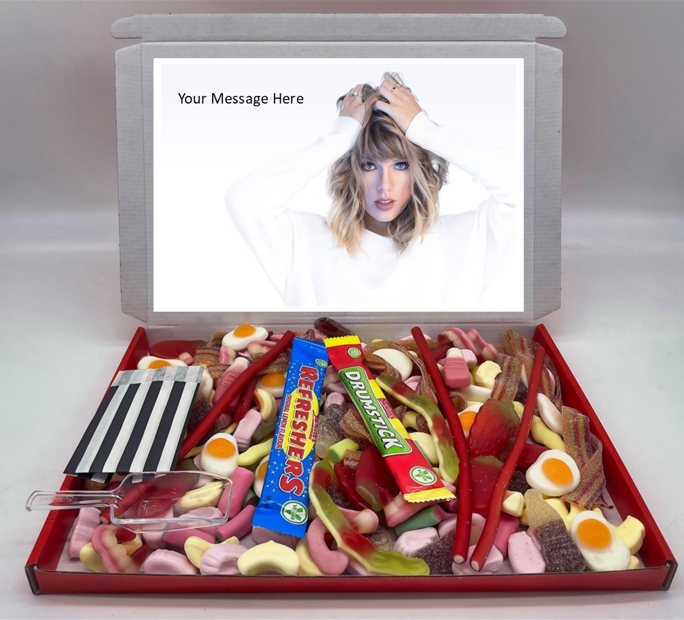 Taylor Swift Chocolate & Sweet Gift Box – Personalised Gift