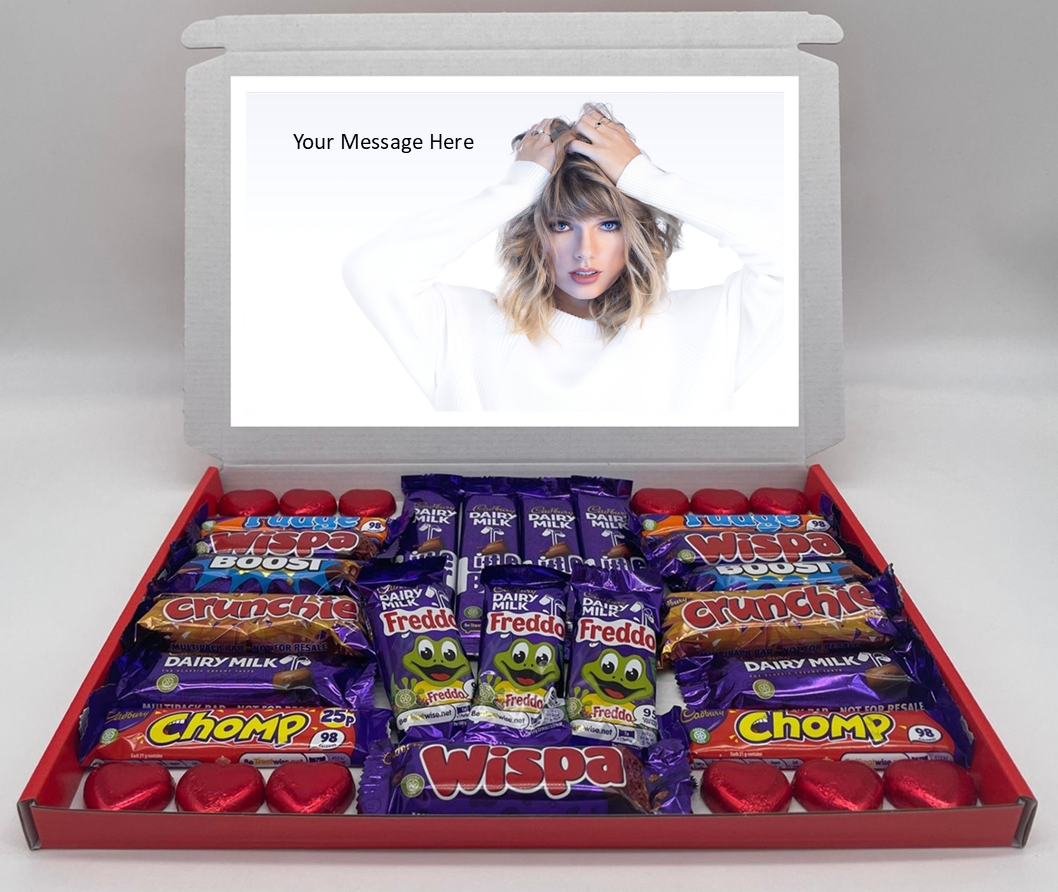 Taylor Swift Chocolate & Sweet Gift Box – Personalised Gift