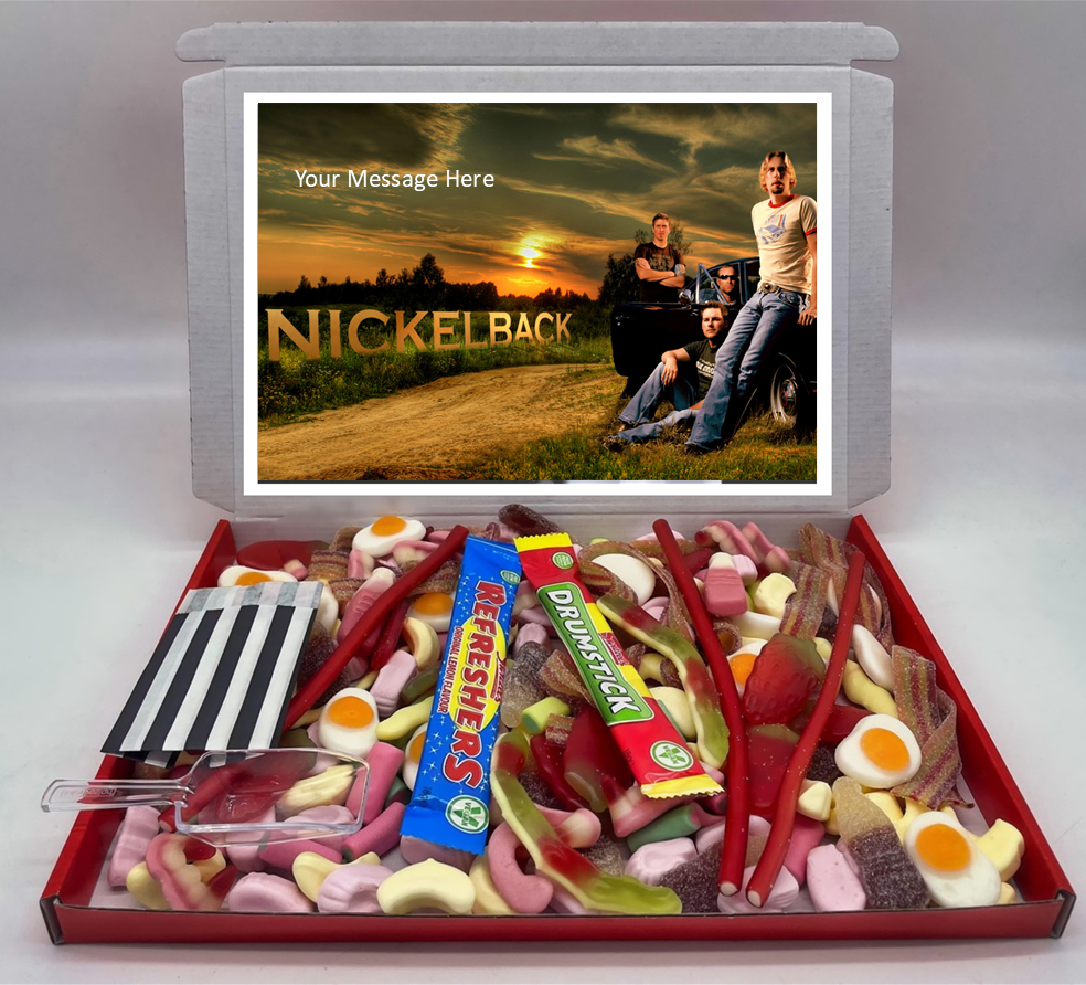 Nickleback Chocolate & Sweet Gift Box – Personalised Gift