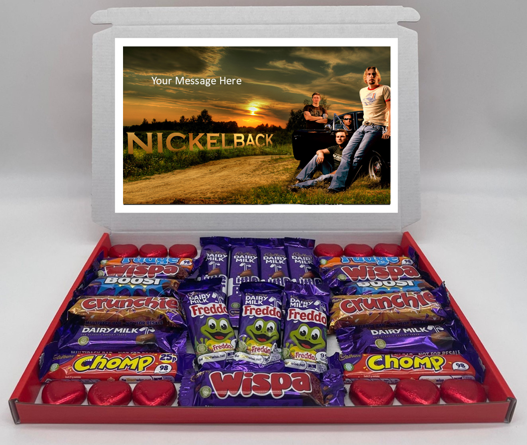 Nickleback Chocolate & Sweet Gift Box – Personalised Gift