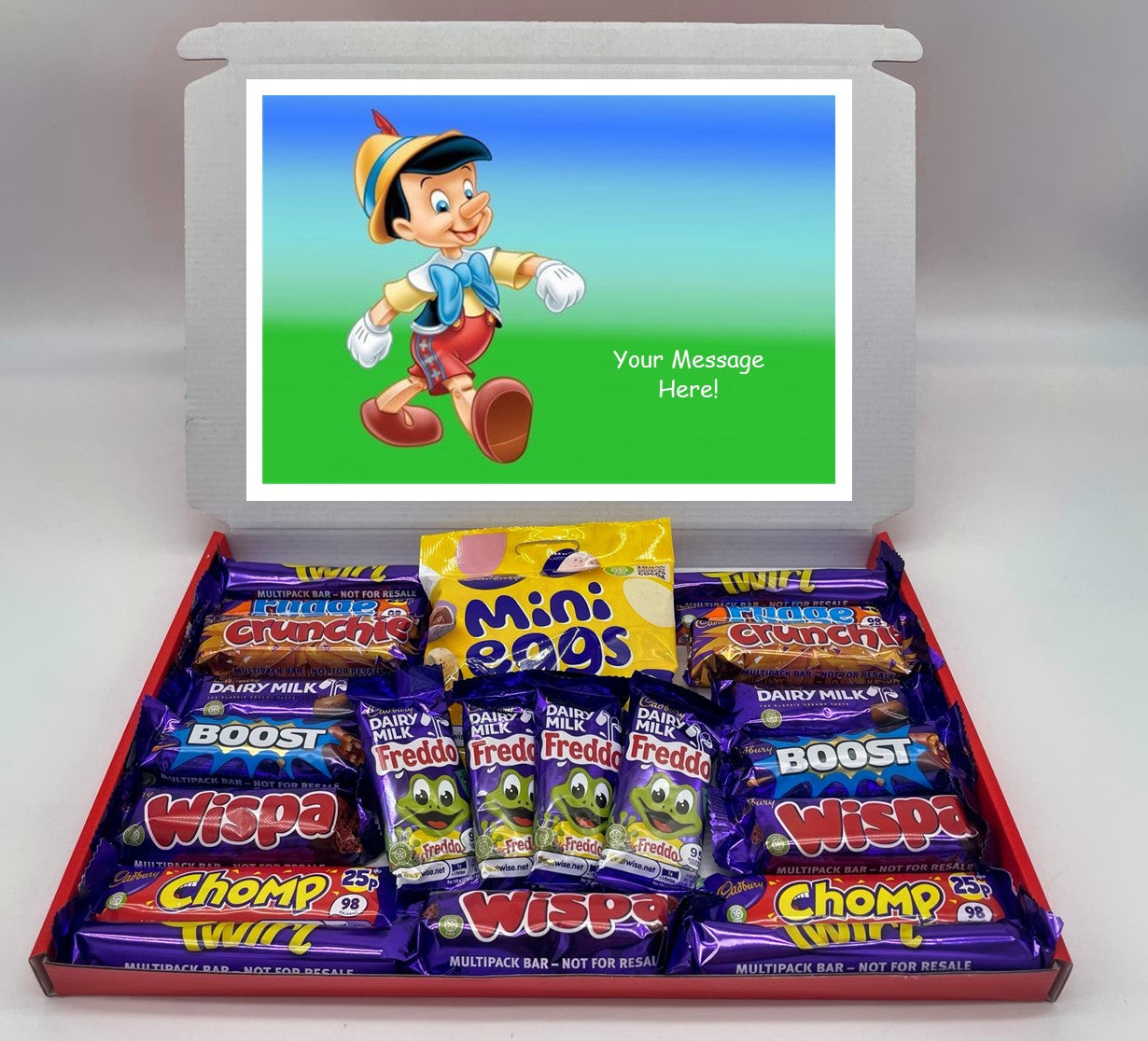 Pinocchio Chocolate & Sweet Gift Box – Personalised Gift