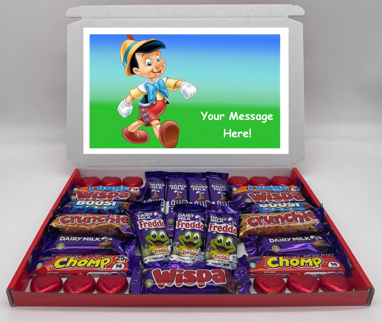 Pinocchio Chocolate & Sweet Gift Box – Personalised Gift