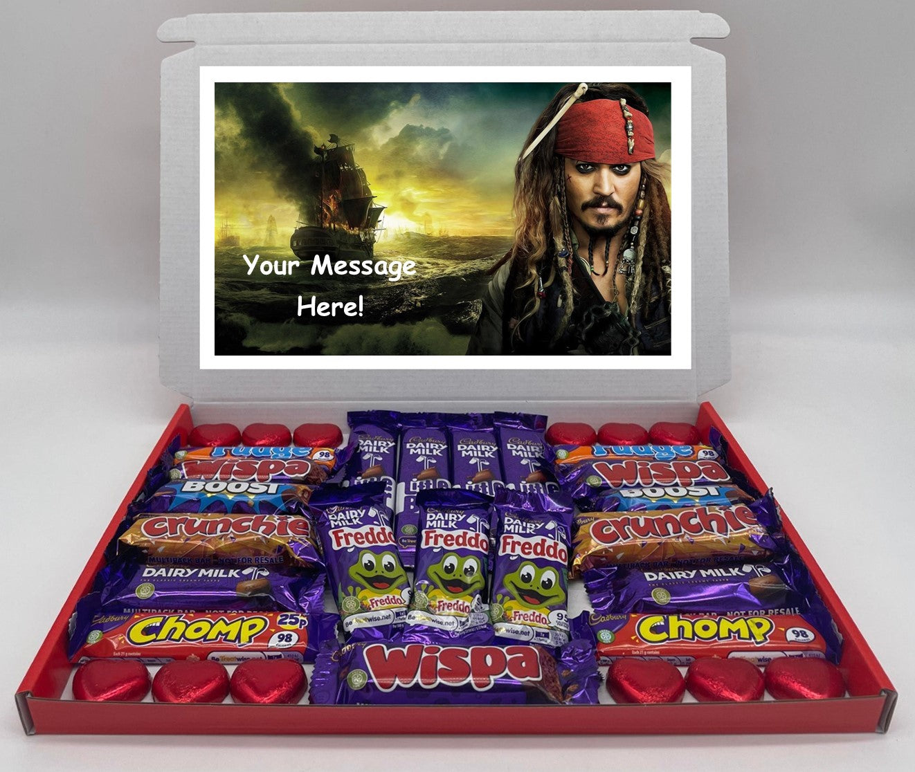 Pirates of the Caribbean Chocolate & Sweet Gift Box – Personalised Gift