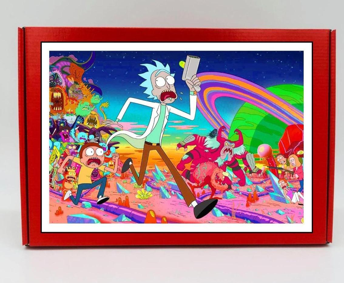 Rick and Morty Chocolate & Sweet Gift Box – Personalised Gift