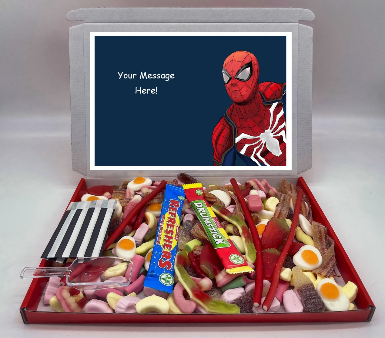 Spiderman Chocolate & Sweet Gift Box – Personalised Gift