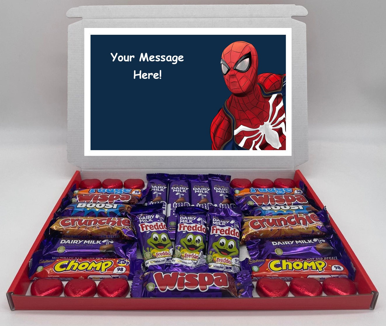 Spiderman Chocolate & Sweet Gift Box – Personalised Gift