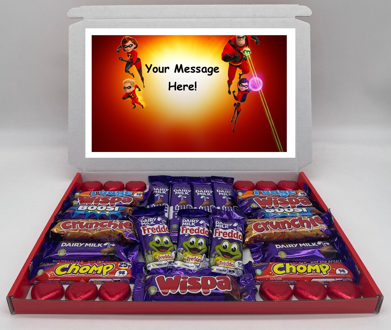 The Incredibles Chocolate & Sweet Gift Box – Personalised Gift