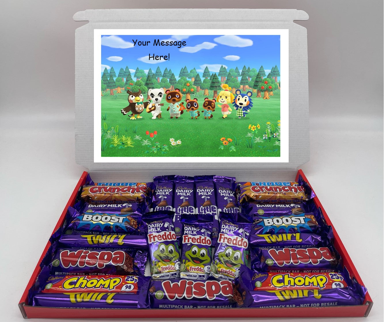 Animal Crossing Chocolate & Sweet Gift Box – Personalised Gift