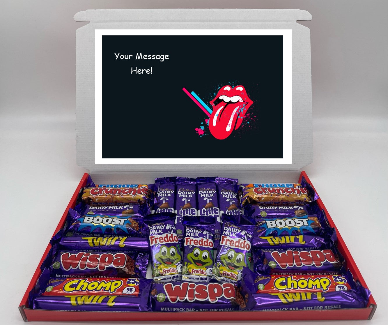 The Rolling Stones Chocolate & Sweet Gift Box – Personalised Gift