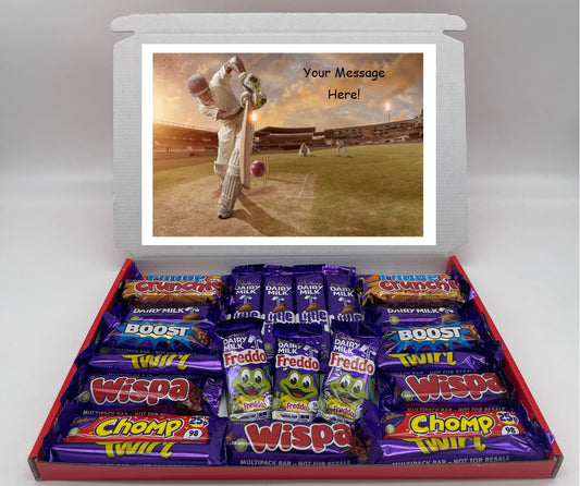 Cricket Chocolate & Sweet Gift Box – Personalised Gift