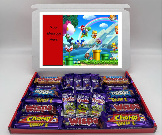 Super Mario Chocolate & Sweet Gift Box – Personalised Gift