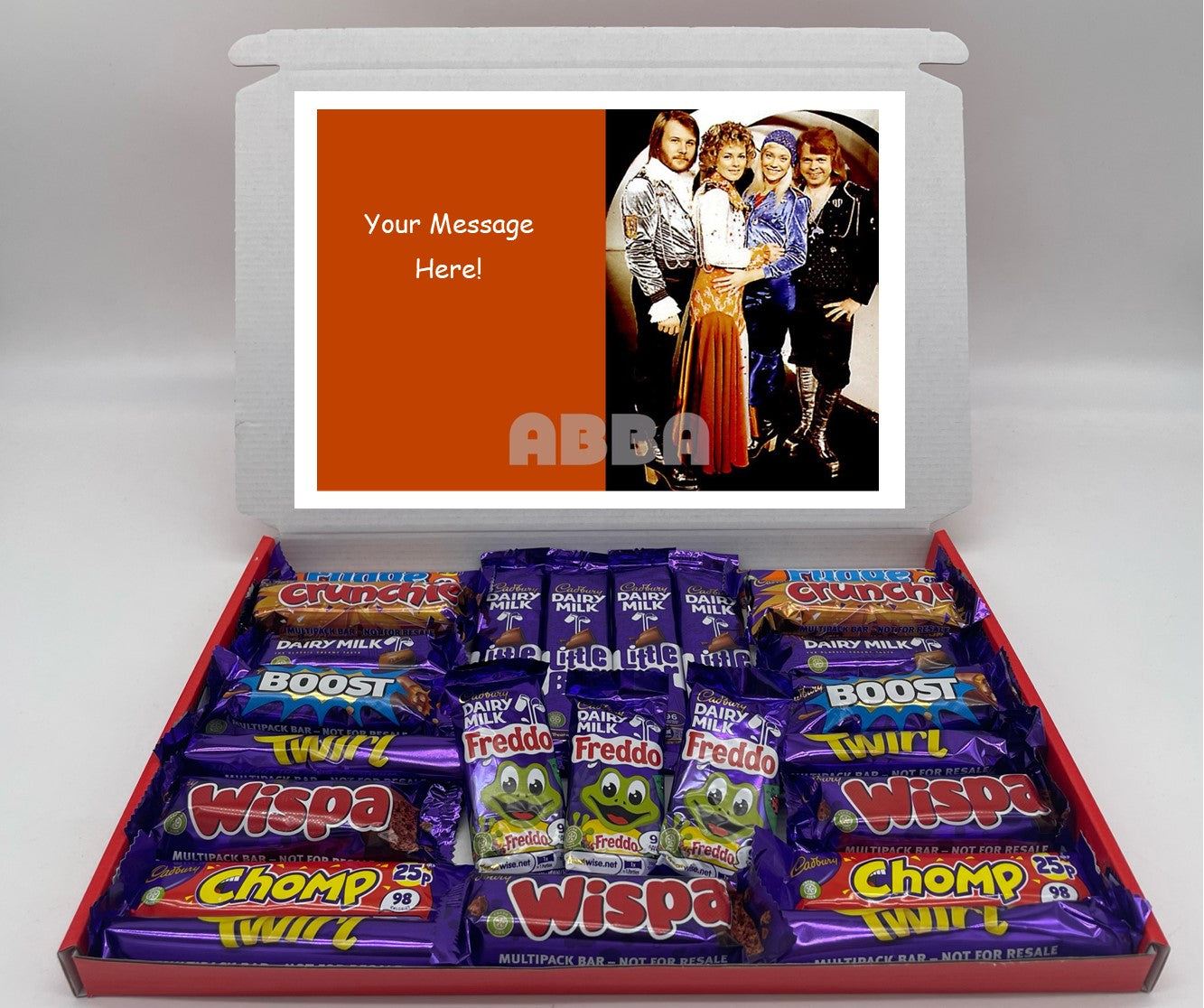 Abba Chocolate & Sweet Gift Box – Personalised Gift