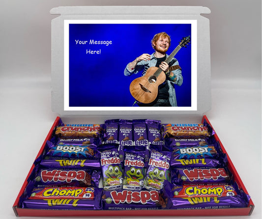 Ed Sherran Chocolate & Sweet Gift Box β Personalised Gift