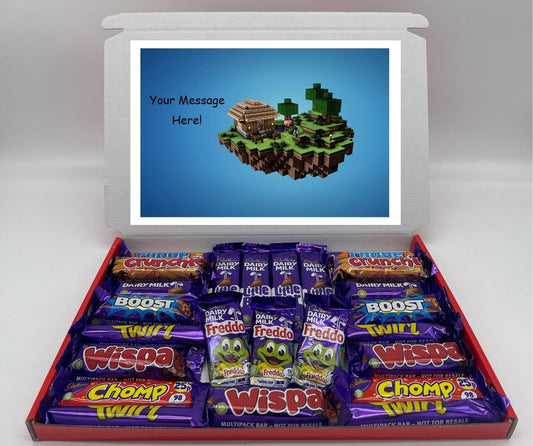 Minecraft Chocolate & Sweet Gift Box – Personalised Gift