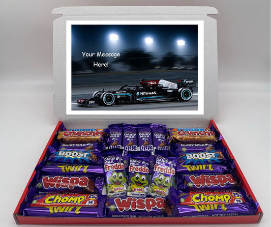 Formula 1 Chocolate & Sweet Gift Box – Personalised Gift