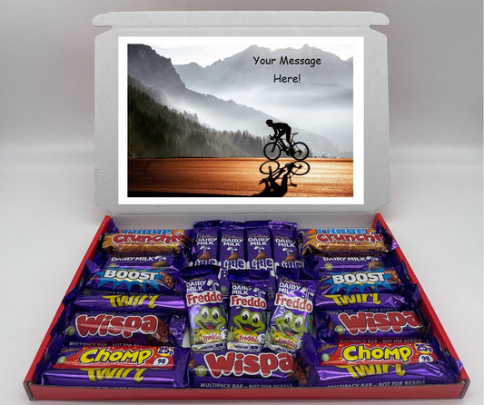 Cycling Chocolate & Sweet Gift Box – Personalised Gift