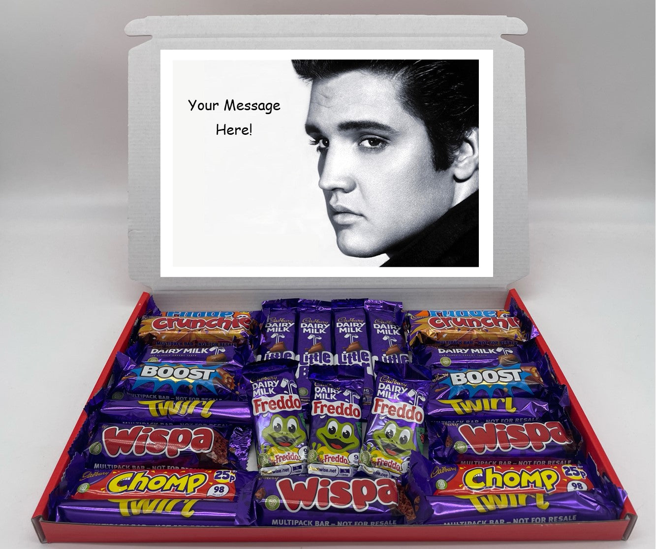 Elvis Chocolate & Sweet Gift Box – Personalised Gift