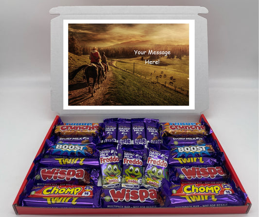 Horse Riding Chocolate & Sweet Gift Box – Personalised Gift