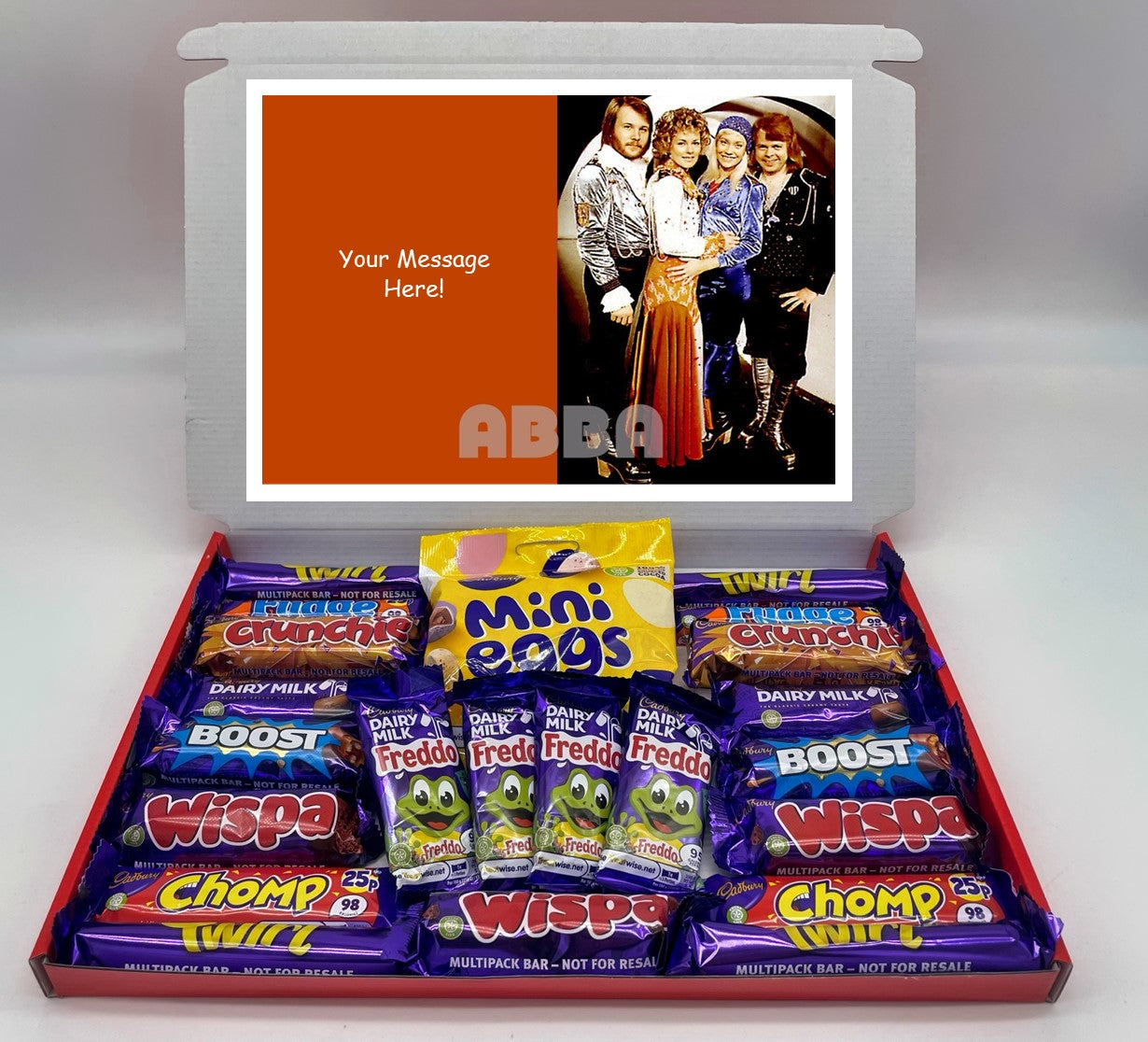 Abba Chocolate & Sweet Gift Box – Personalised Gift