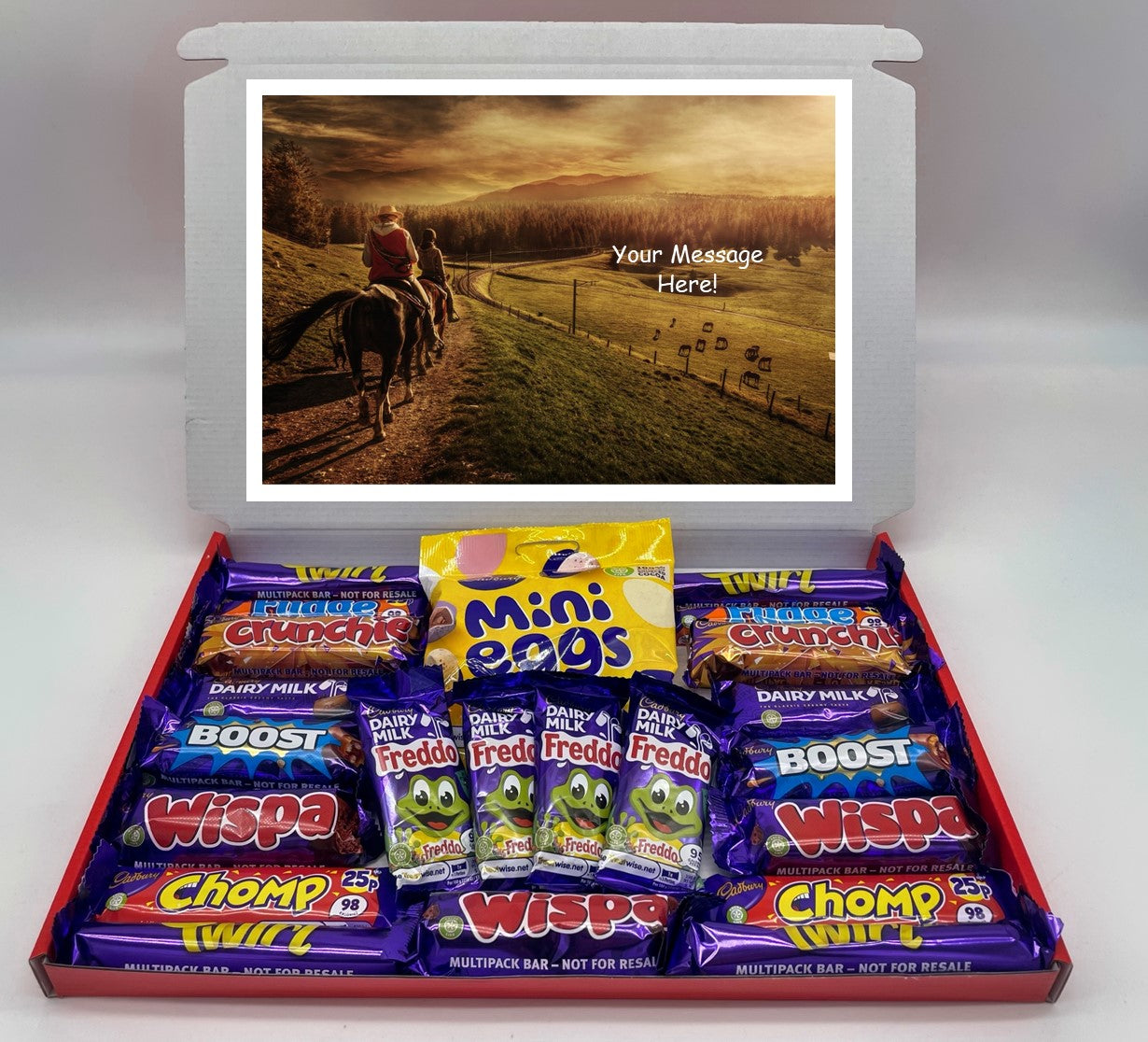 Horse Riding Chocolate & Sweet Gift Box – Personalised Gift