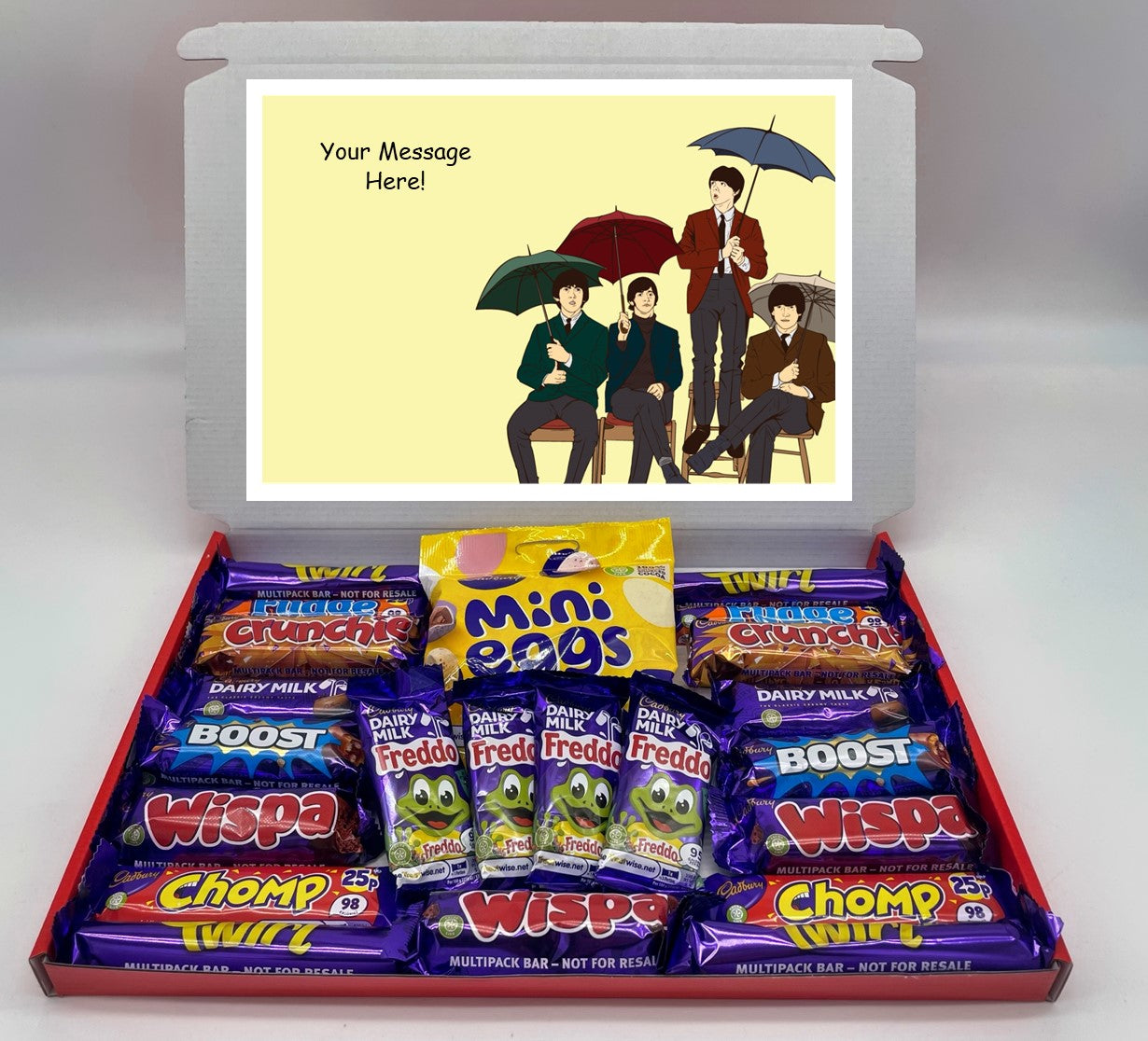 The Beatles Chocolate & Sweet Gift Box – Personalised Gift