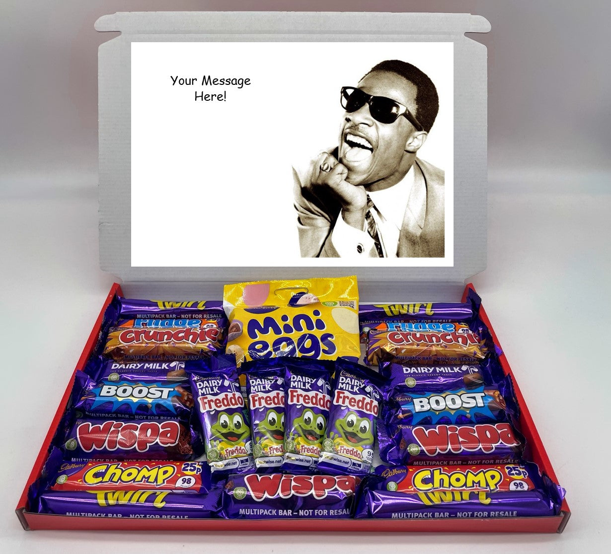 Stevie Wonder Chocolate & Sweet Gift Box – Personalised Gift