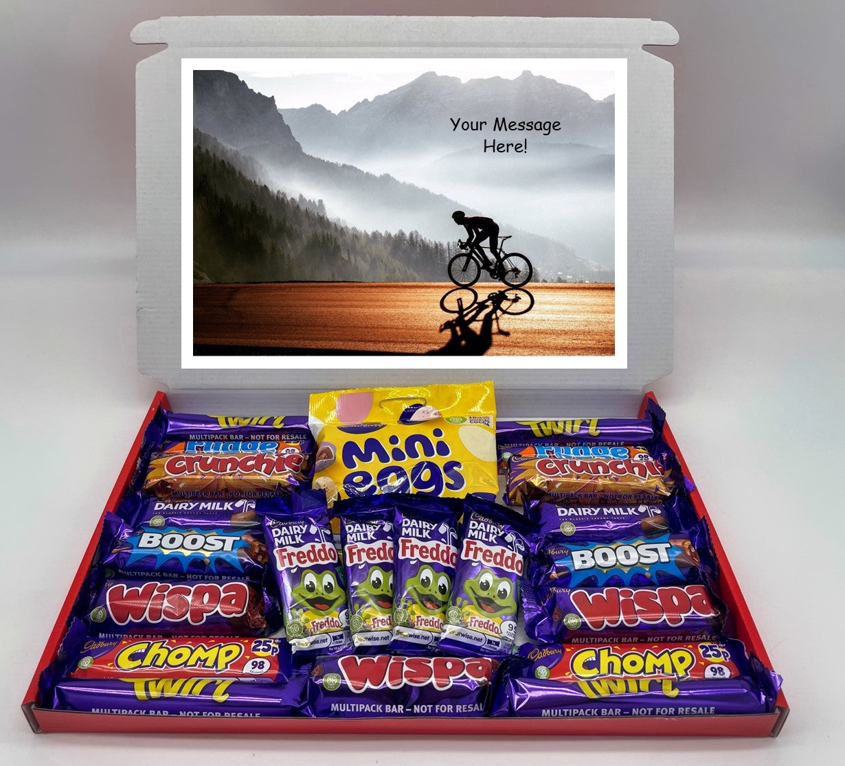 Cycling Chocolate & Sweet Gift Box – Personalised Gift
