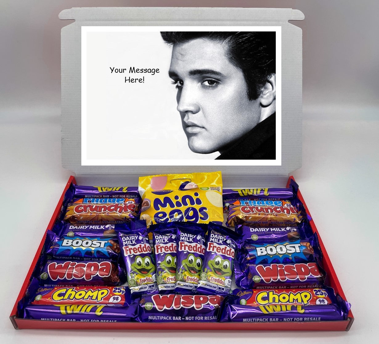 Elvis Chocolate & Sweet Gift Box – Personalised Gift