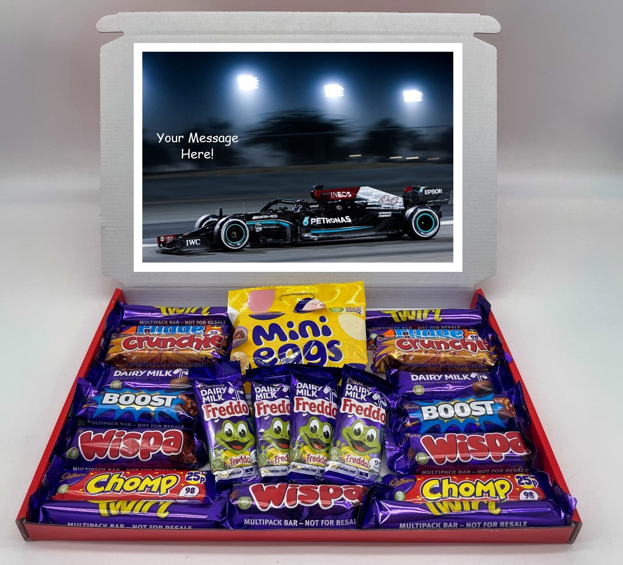 Formula 1 Chocolate & Sweet Gift Box – Personalised Gift