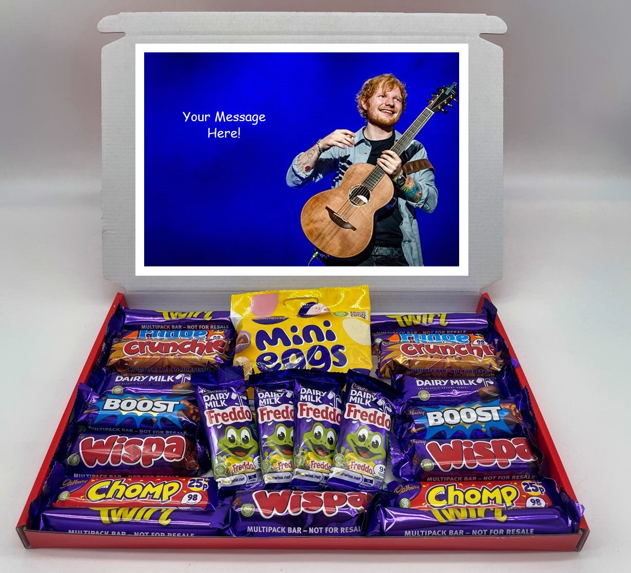 Ed Sherran Chocolate & Sweet Gift Box – Personalised Gift