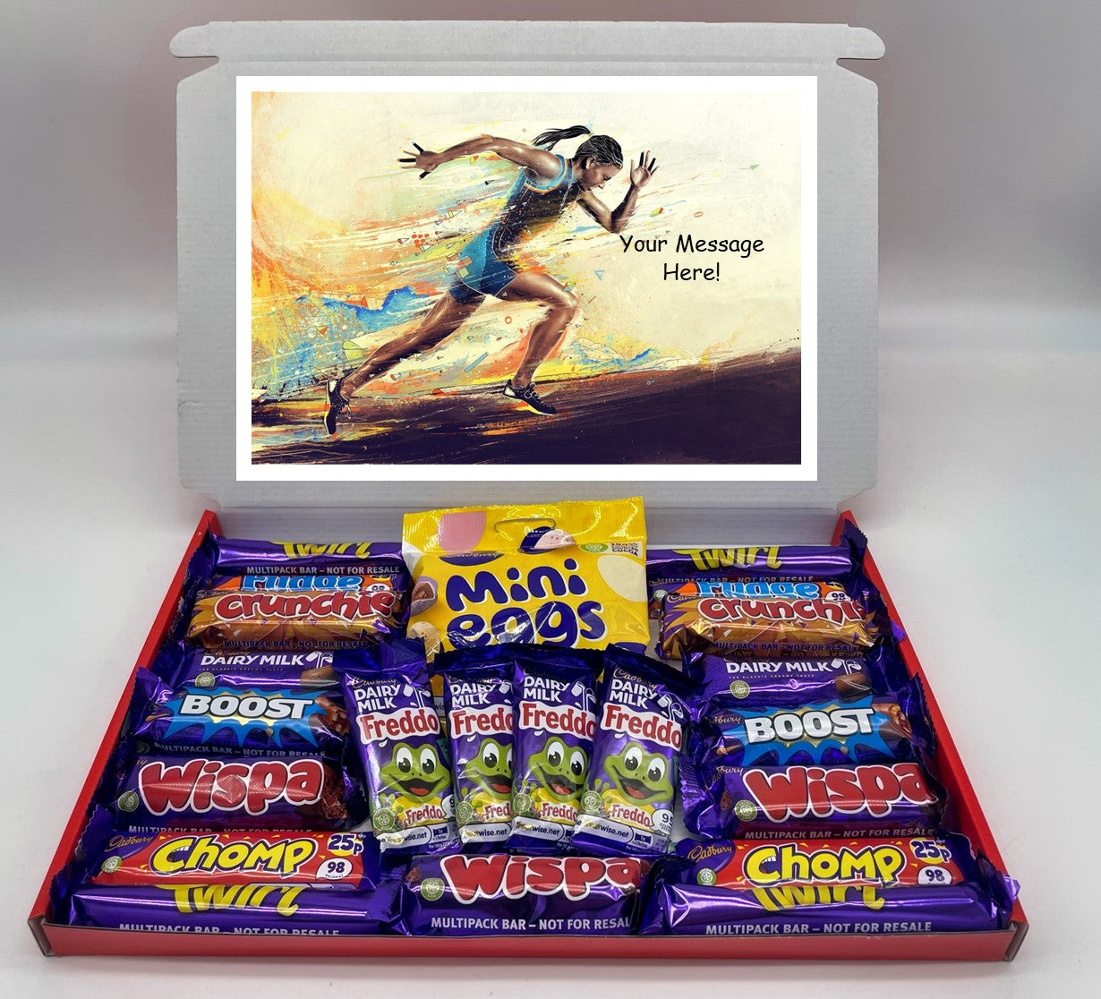 Running Chocolate & Sweet Gift Box – Personalised Gift