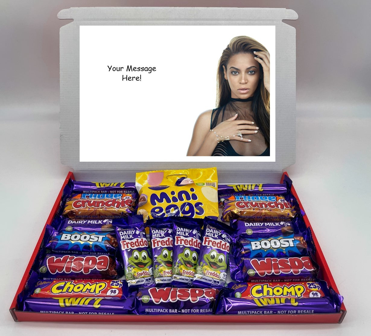 Beyonce Chocolate & Sweet Gift Box – Personalised Gift