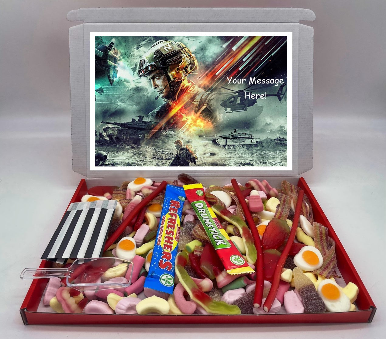 Battlefield Chocolate & Sweet Gift Box – Personalised Gift