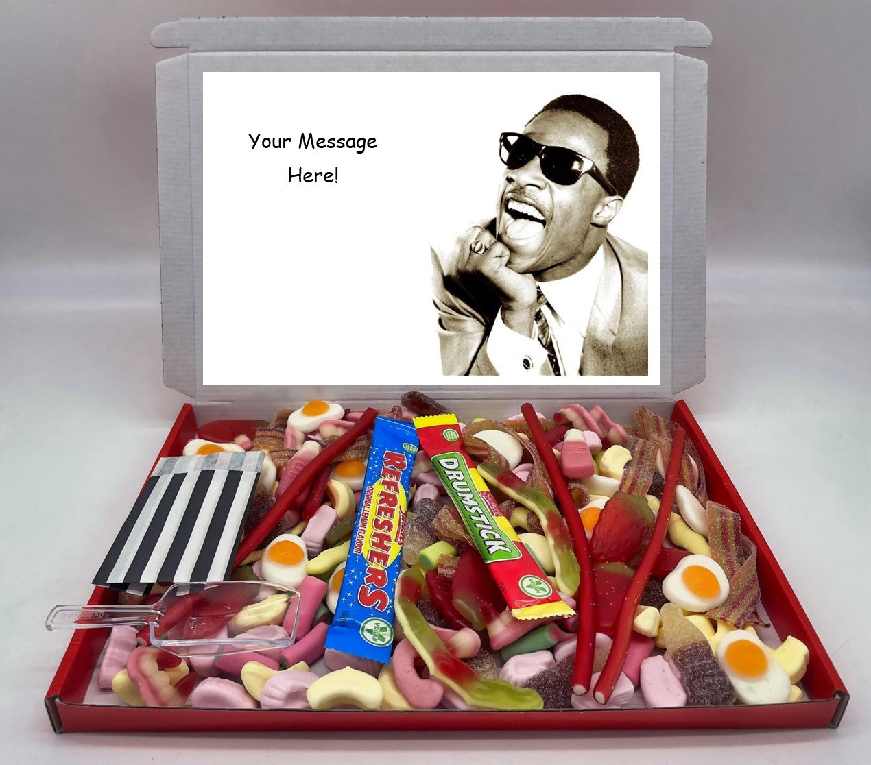 Stevie Wonder Chocolate & Sweet Gift Box – Personalised Gift