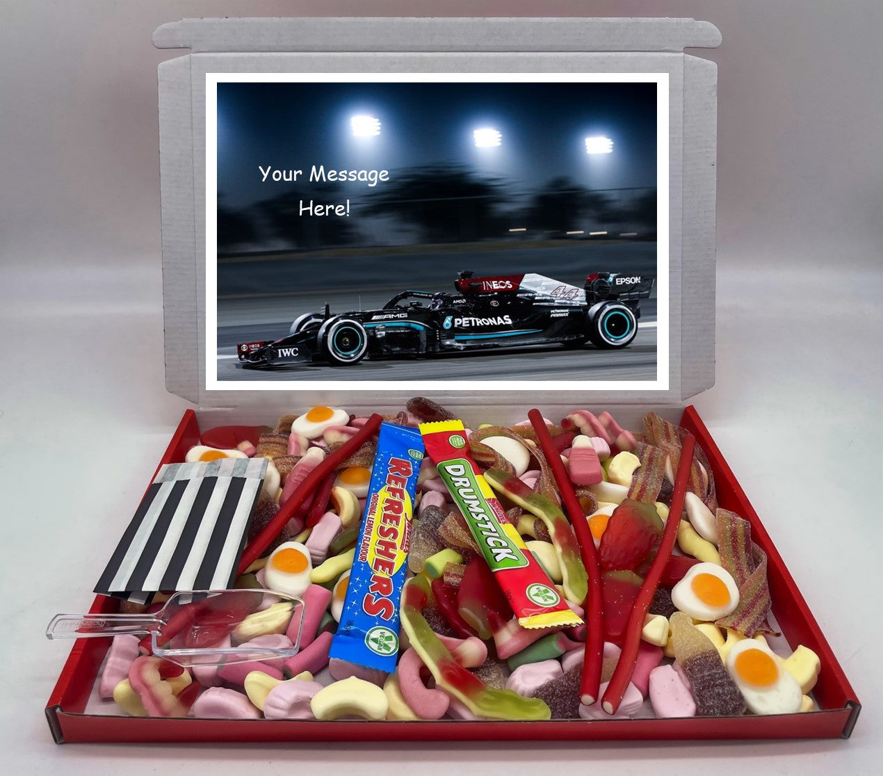 Formula 1 Chocolate & Sweet Gift Box – Personalised Gift