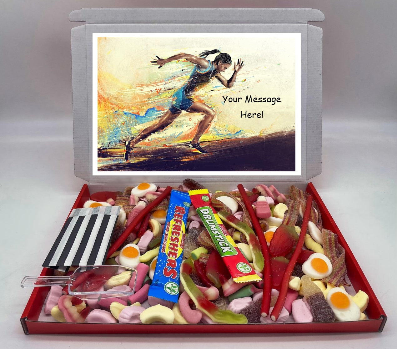 Running Chocolate & Sweet Gift Box – Personalised Gift